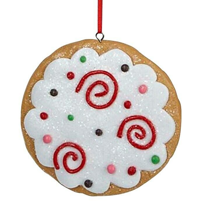 Kurt S. Adler Christbaumschmuck Lebkuchenkeks (Braun, Kunststoff, L x B x H: 8,99 x 8,26 x 8,99 cm) | BAUHAUS