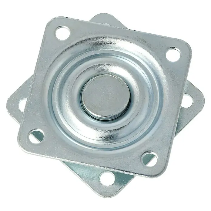 Stabilit Drehplatte - Maße Platte: 57 x 57 mm, Kugellager - Drehbare Möbelplatte aus Metall, ideal für DIY-Projekte und Möbelreparaturen. Robust und langlebig.
