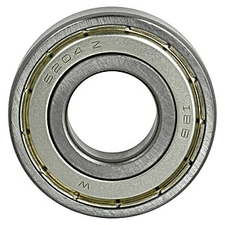 Kuglični ležaj 6204-ZZ (Promjer: 47 mm, Širina: 14 mm, Promjer rupe na osovini: 20 mm)