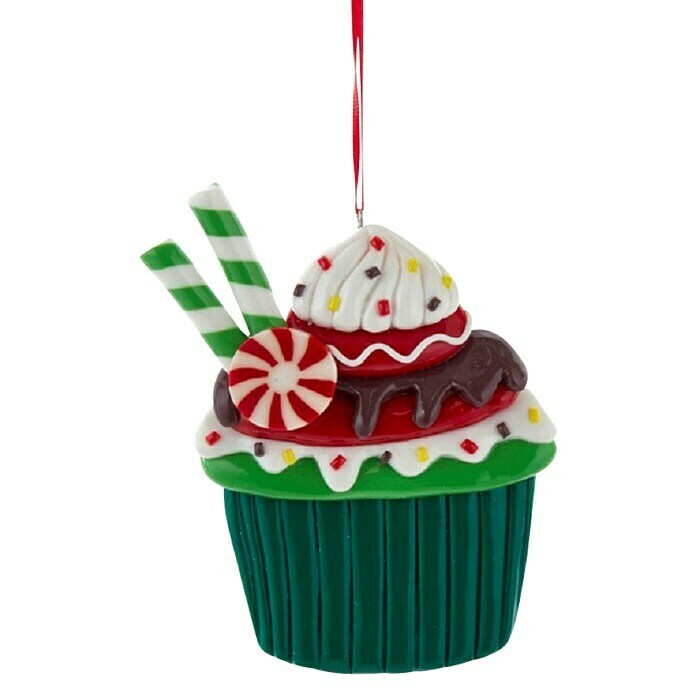 Kurt S. Adler Christbaumschmuck Cupcake (Dunkelgrün, Kunststoff) | BAUHAUS