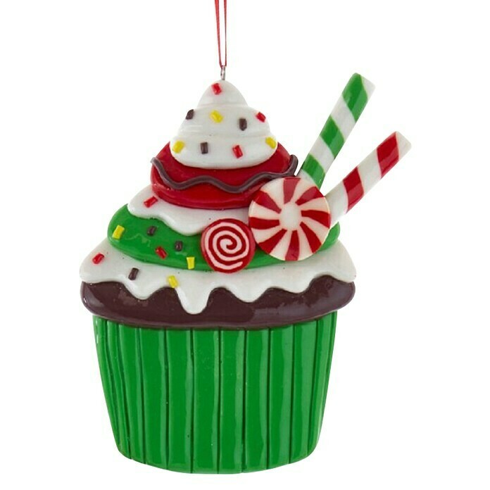 Kurt S. Adler Christbaumschmuck Cupcake (Grün, Kunststoff) | BAUHAUS