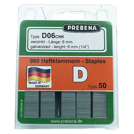 Prebena  Heftklammer Typ D
