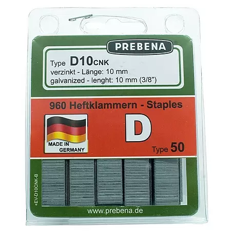 Prebena  Heftklammer Typ D