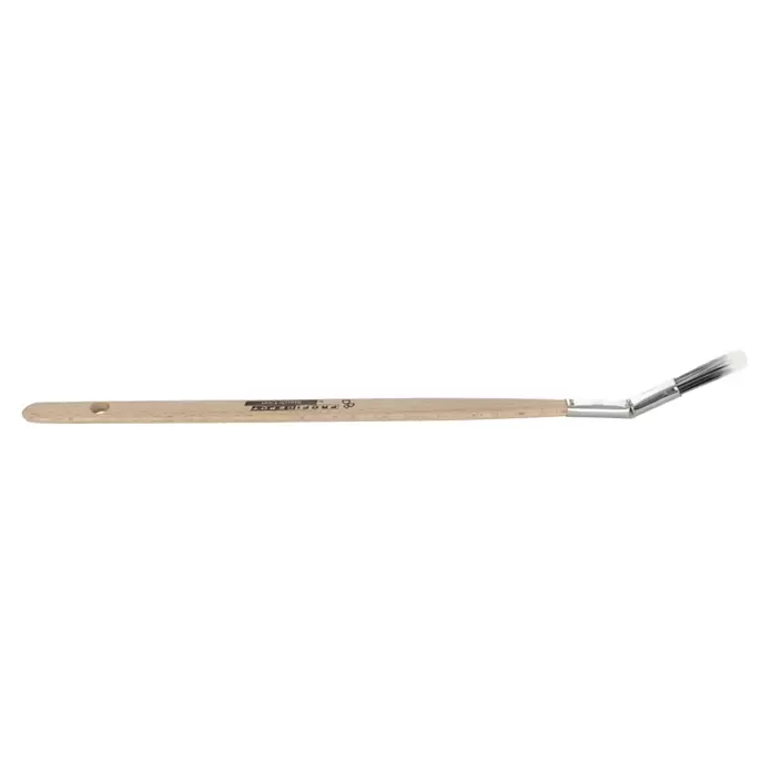 Profi Depot by Storch-Ciret Plattpinsel - Breite Borsten: 10 mm, Gebogen, Holz, Schwarz/Weiß