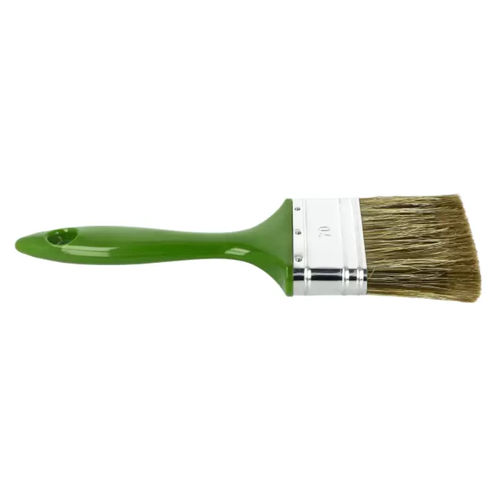 Lasur-Flachpinsel - Breite Borsten: 70 mm, Naturborsten-Mix, Kunststoff