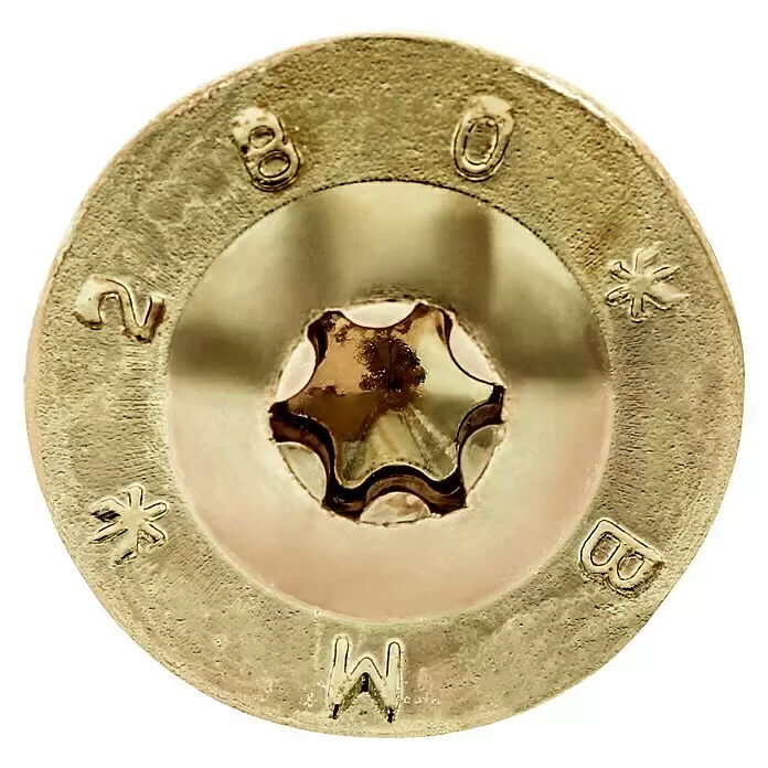 Profi Depot Holzbauschraube TX - Tellerkopf, TX für TORX-Antriebe, 25 Stk., Ø x L: 8 x 280 mm - Detailaufnahme