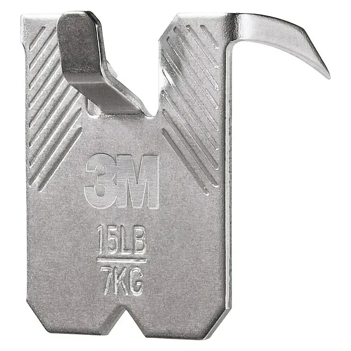 3M Claw Gancho para colgar cuadros - 2 ud., Capacidad de carga: 7 kg - Imagen de un colgador de cuadros 3M CLAW diseñado para sujetar marcos de hasta 7 kg.