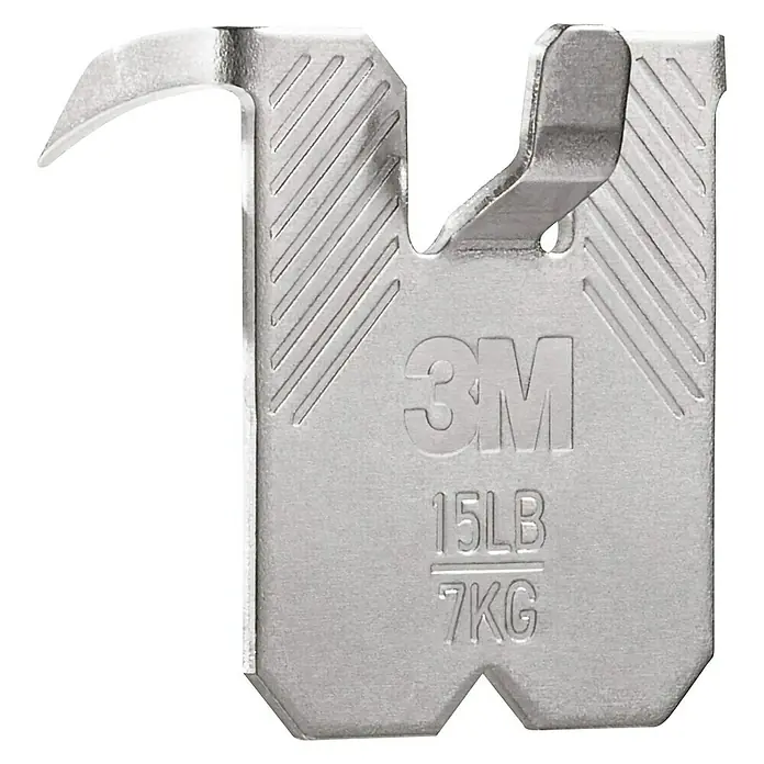 3M Claw Gancho para colgar cuadros - 2 ud., Capacidad de carga: 7 kg - Primer plano de un colgador de cuadros 3M Command, diseñado para montar de forma segura marcos de hasta 7 kg.