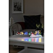 Konstsmide LED-Szenerie Schneemann und Hundeschlitten (L x B x H: 37,5 x 6,5 x 8,5 cm, Batteriebetrieben, LED) | BAUHAUS