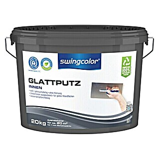 swingcolor Glattputz (Weiß, 20 kg, Konservierungsmittelfrei)