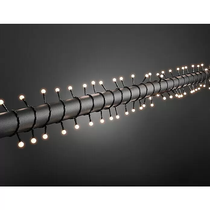 Konstsmide LED-Lichterkette - Außen, Lichtfarbe: Warmweiß, Anzahl Leuchtmittel: 160 Stk., Netzbetrieben - Detailaufnahme