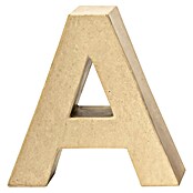 Glorex Papp-Buchstabe (Motiv: A, Pappe, L x B x H: 17,5 x 15 x 5,5 cm)
