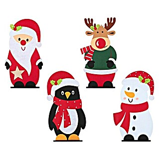 Figura decorativa (L x An x Al: 46,5 x 27,5 x 6 cm, Colores surtidos, Fieltro)