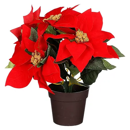 Flor artificial Pointsettia