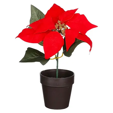 Flor artificial Pointsettia
