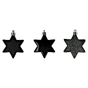 Christbaumschmuck Sterne (Schwarz, Kunststoff, 8 Stk., 22 x 6,5 x 3 cm) | BAUHAUS