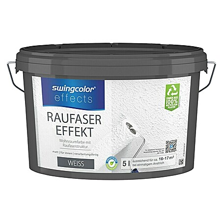 swingcolor effects Flüssige Raufaser Flüssige Raufaser (Weiß, 5 l, Matt)