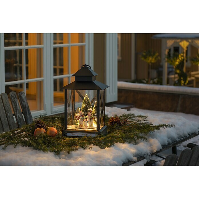 Konstsmide LED-Weihnachtsdekoleuchte (24,5 x 24,5 x 42 cm, Schwarz, Netzbetrieben, LED) | BAUHAUS