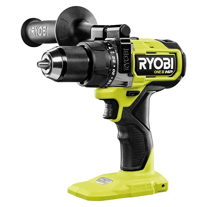 Ryobi ONE+HP Akku-Schlagbohrschrauber RPD18X-0 - 18 V, Ohne Akku, 95 Nm - Abbildung eines Ryobi ONE+ HP Akku-Bohrhammers. Ein Werkzeug mit hoher Leistung und handlichem Design für effiziente Bohrarbeiten.