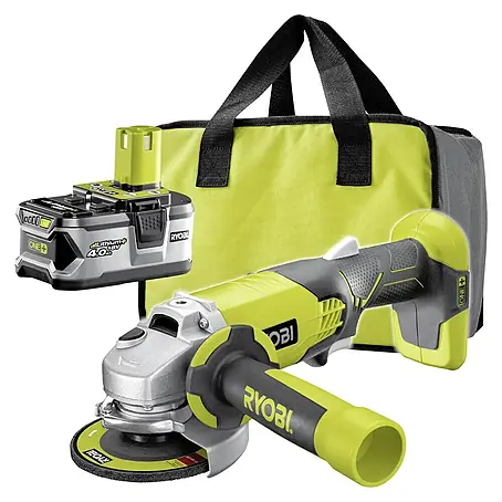 Ryobi ONE+ Akku-Winkelschleifer R18AG-140S