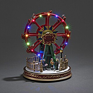 Konstsmide LED-Szenerie Riesenrad (L x B x H: 21 x 21 x 29 cm, Mehrfarbig, Netzbetrieben, LED)