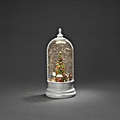 Konstsmide LED-Schneelaterne Weihnachtsmarkt (Innen, Weiß, 12,5 x 12,5 x 27,2 cm, Batteriebetrieben) | BAUHAUS