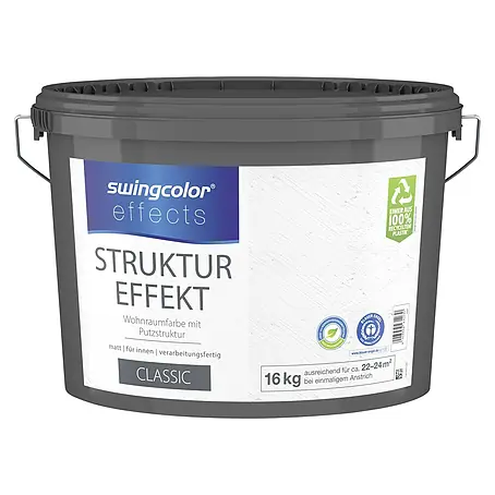 swingcolor effects Dekoputz Struktur-Effekt Wohnraumfarbe mit Putzstruktur