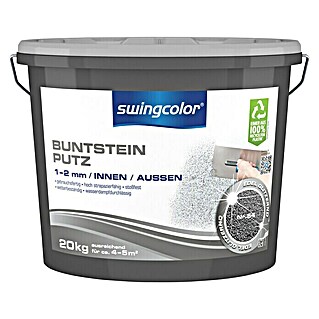 swingcolor Buntsteinputz (Farbton: Nr. 54, 20 kg, Korngröße: 1 - 2 mm)