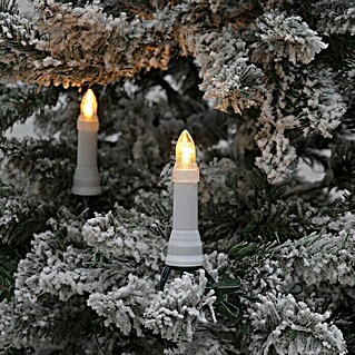 Konstsmide LED-Weihnachtskerzen (15,5 m, Weiß, Lichtfarbe: Bernstein, 16 Stk., IP44)