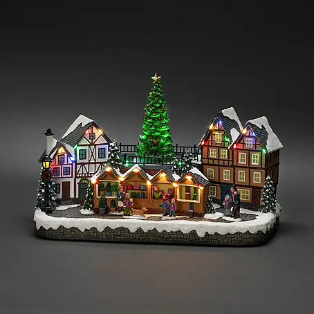 Konstsmide  LED-Szenerie Weihnachtsmarkt