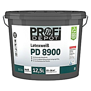 Profi Depot PD Latexfarbe Latexweiß PD 8900 (Weiß, Seidenglänzend, 12,5 l)