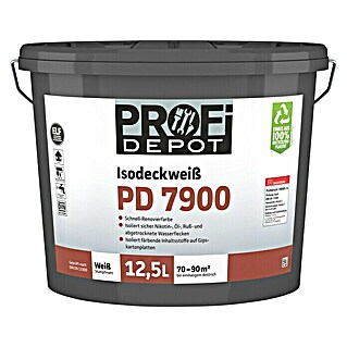 Profi Depot PD Isolierfarbe Isodeckweiß PD 7900 (Weiß, Stumpfmatt, 12,5 l)