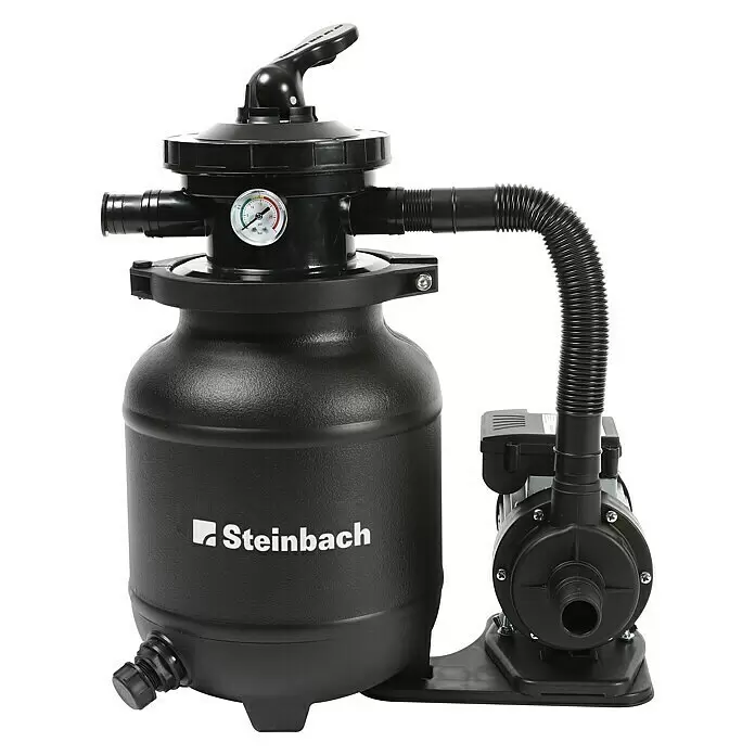 Steinbach Sandfilteranlage Classic 250NPassend für Poolgröße: 19.000 l, Filterleistung: 3.900 l/h Front View
