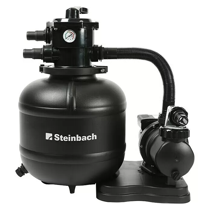 Steinbach Sandfilteranlage Classic 400Passend für Poolgröße: 33.000 l, Filterleistung: 6.600 l/h
