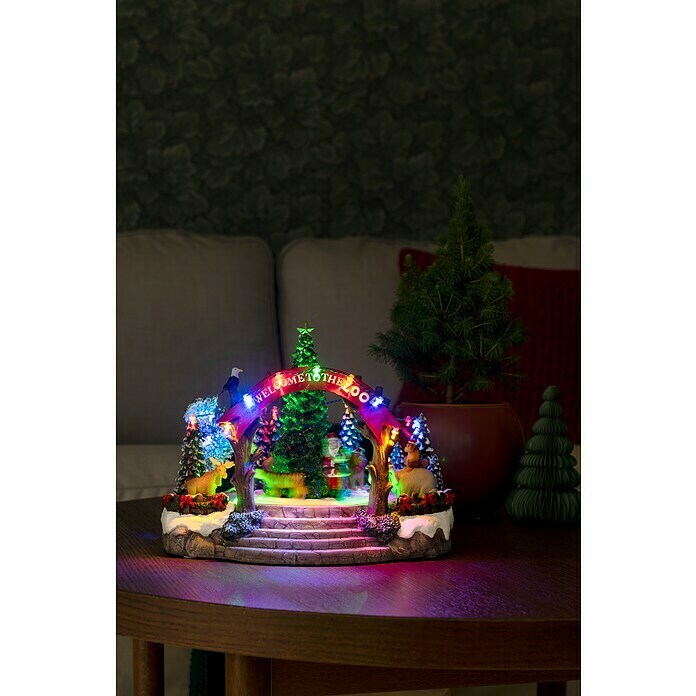 Konstsmide LED-Szenerie Weihnachtszoo (Lichtfarbe: Mehrfarbig, Anzahl LED:  19 Stk.) | BAUHAUS
