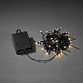 Konstsmide LED svjetlosni lanac (Na otvorenom, 8,9 m, 40 žaruljica, Topla bijela, Na baterijski pogon)