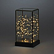 Konstsmide LED-Weihnachtslaterne (11 x 11 x 20 cm, Schwarz, Batteriebetrieben, IP20) | BAUHAUS