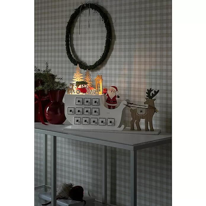 Konstsmide Adventskalender - Weiß - Stimmungsaufnahme