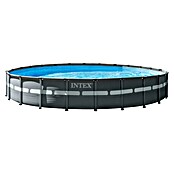 Intex Frame-Pool Ultra Rondo XTR (Ø x H: 732 x 132 cm, Dunkelgrau, 47 240 l) | BAUHAUS