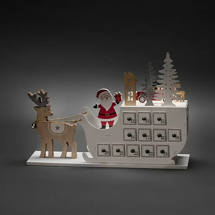 Konstsmide Adventskalender - Weiß - Stimmungsaufnahme