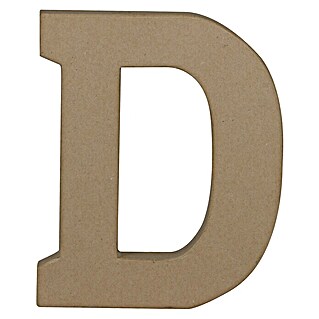 Décopatch Letra de cartón (D, Cartón, L x An x Al: 2,8 x 17 x 20,5 cm)