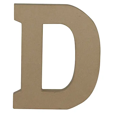 Décopatch  Letra de cartón