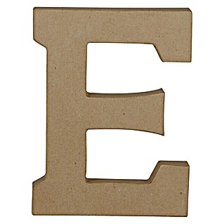 Décopatch Letra de cartón (E, Cartón, L x An x Al: 2,8 x 15,6 x 20,5 cm)