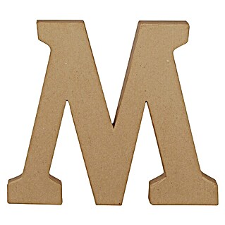 Décopatch Letra de cartón (M, Cartón, L x An x Al: 2,8 x 23,8 x 20,5 cm)