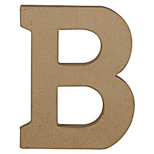 Décopatch Letra de cartón (B, Cartón, L x An x Al: 2,8 x 16,5 x 20,5 cm)