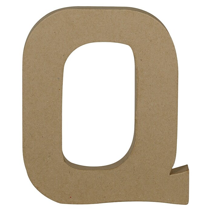 Décopatch Letra de cartón (Q, Cartón, L x An x Al: 2,8 x 17 x 20,5 cm) | BAUHAUS