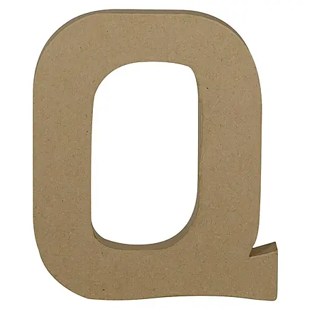 Décopatch  Letra de cartón