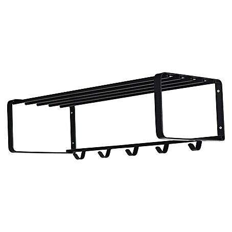 Spinder Design Garderobenleiste Rex 2 (L x B x H: 290 x 700 x 280 mm, Anzahl Haken: 5 Stk.)