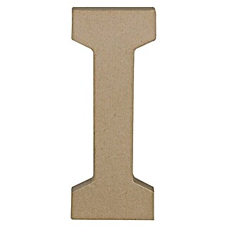 Décopatch Letra de cartón (I, Cartón, L x An x Al: 2,8 x 9 x 21,5 cm)