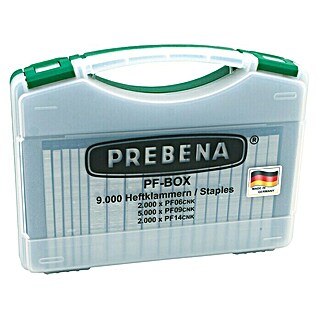 Prebena Heftklammer PF-Box (Länge: 14 mm, Rückenbreite: 10,55 mm, 9.000 Stk.)